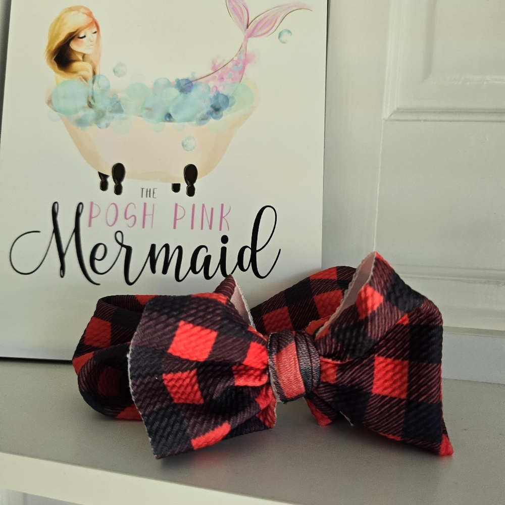 Baby girl nylon oversized bow headbands